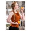 Adele Sleeveless Medieval Blouse - Orange -Larp Inn adele sleeveless medieval blouse orange