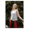 Adele Sleeveless Medieval Blouse - White -Larp Inn adele sleeveless medieval blouse white