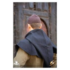 Adventurer Hood - Black -Larp Inn adventurer hood black 4