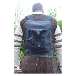 Adventurers Canvas Backpack - Black