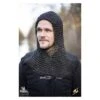 Alaric Chainmail Coif - Epic Black