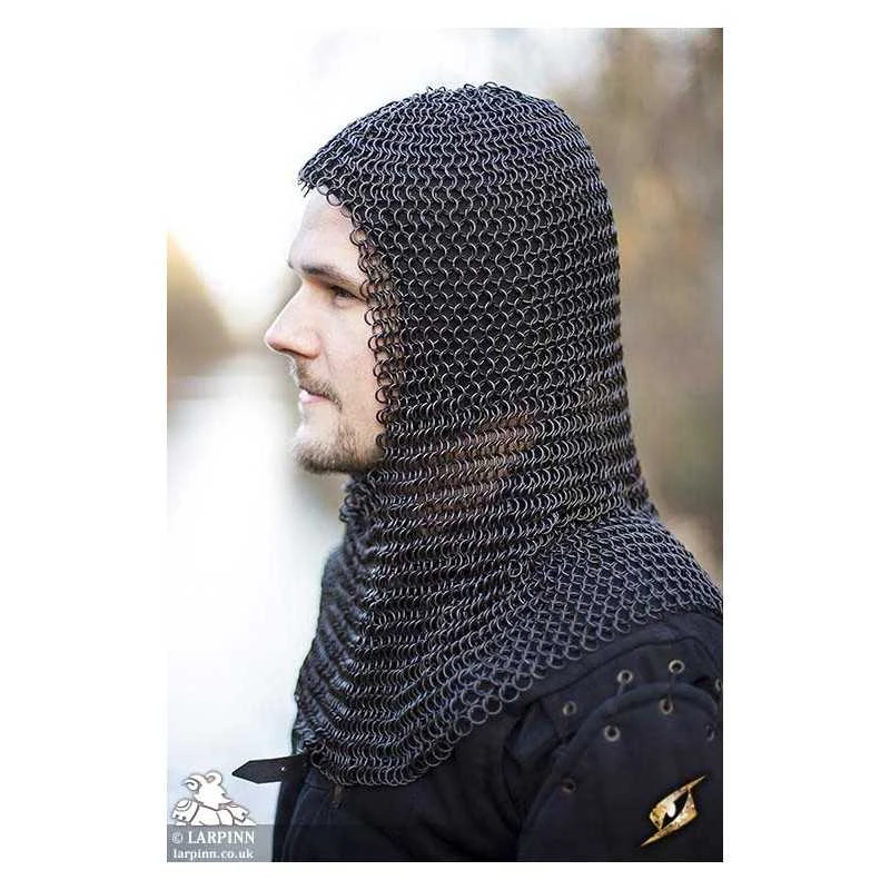 Alaric Chainmail Coif - Epic Black 5 Alaric Chainmail Coif - Epic Black - Image 3