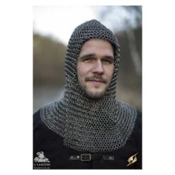 Alaric Chainmail Coif - Natural Finish