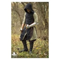 Altair Sleeveless Vest - Brown/Black