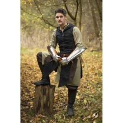 Altair Sleeveless Vest - Brown/Black 11 Altair Sleeveless Vest - Brown/Black -Larp Inn altair sleeveless vest brown black 4