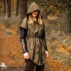 Arais Ranger Tunic - Green 14 Arais Ranger Tunic - Green -Larp Inn arais ranger tunic green 3