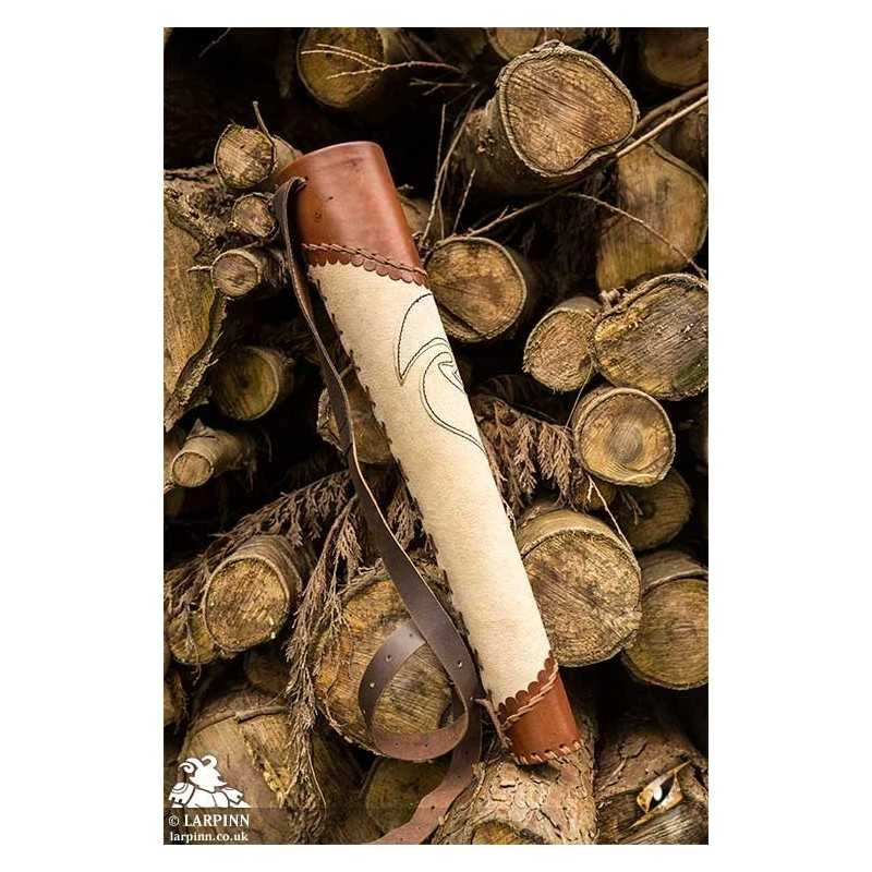Archer Quiver - Brown/Cream 3 Archer Quiver - Brown/Cream