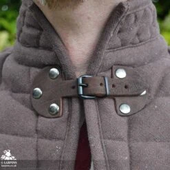 Arthur Padded Collar - Brown -Larp Inn arthur padded collar brown 3