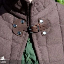 Arthur Padded Collar - Brown -Larp Inn arthur padded collar brown 4