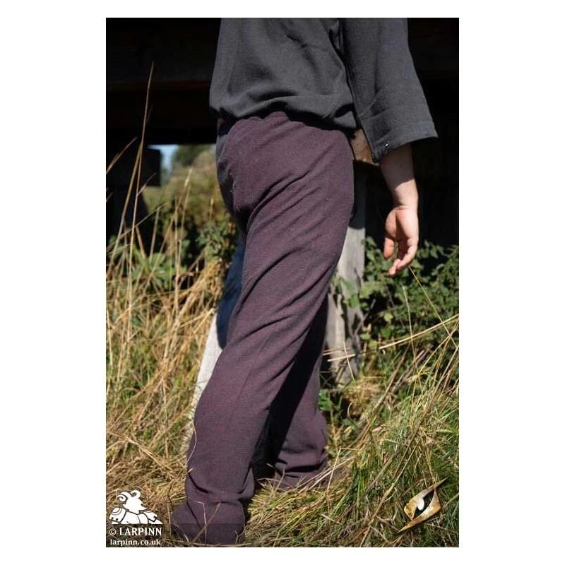 Arvid Trousers - Burgundy Grey 4 Arvid Trousers - Burgundy Grey - Image 2