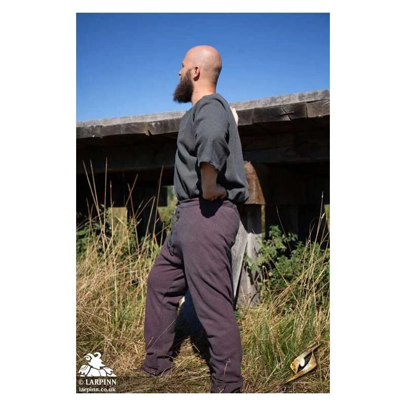 Arvid Trousers - Burgundy Grey 5 Arvid Trousers - Burgundy Grey - Image 3