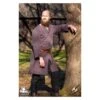 Arvid Tunic - Burgundy Grey -Larp Inn arvid tunic burgundy grey