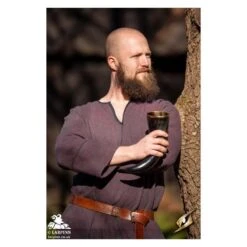 Arvid Tunic - Burgundy Grey -Larp Inn arvid tunic burgundy grey 2