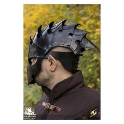 Assassin Helmet - Black 8 Assassin Helmet - Black -Larp Inn assassin helmet black 2