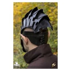 Assassin Helmet - Black 9 Assassin Helmet - Black -Larp Inn assassin helmet black 3