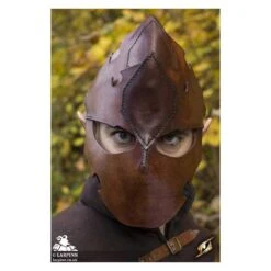 Assassin Helmet - Brown -Larp Inn assassin helmet brown 2