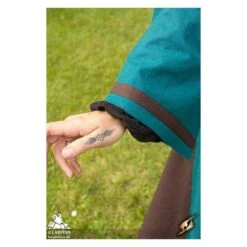 Astrid Dress - Azure / Brown -Larp Inn astrid dress azure brown 5