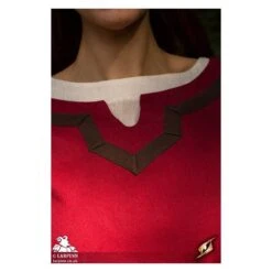 Astrid Dress - Red / Brown -Larp Inn astrid dress red brown 6