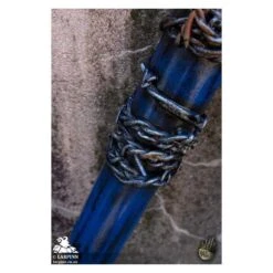 Barbed Wire Baseball Bat - Blue - 32in - LARP -Larp Inn barbed wire baseball bat blue 32in larp 2