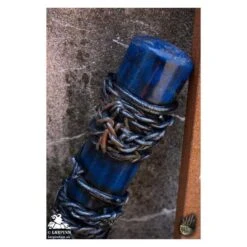 Barbed Wire Baseball Bat - Blue - 32in - LARP -Larp Inn barbed wire baseball bat blue 32in larp 3