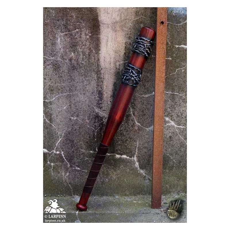 Barbed Wire Baseball Bat - Red - 32in - LARP 3 Barbed Wire Baseball Bat - Red - 32in - LARP