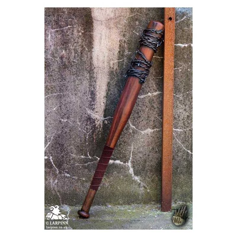 Barbed Wire Baseball Bat - Wood - 32in - LARP 3 Barbed Wire Baseball Bat - Wood - 32in - LARP