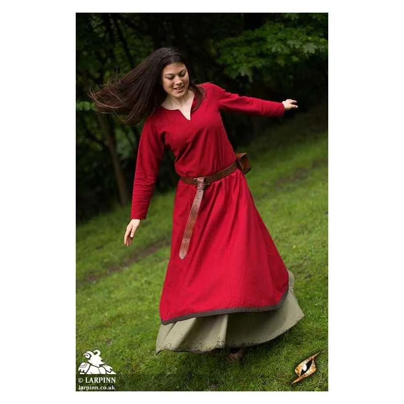 Basic Dress - Dark Red 4 Basic Dress - Dark Red - Image 2