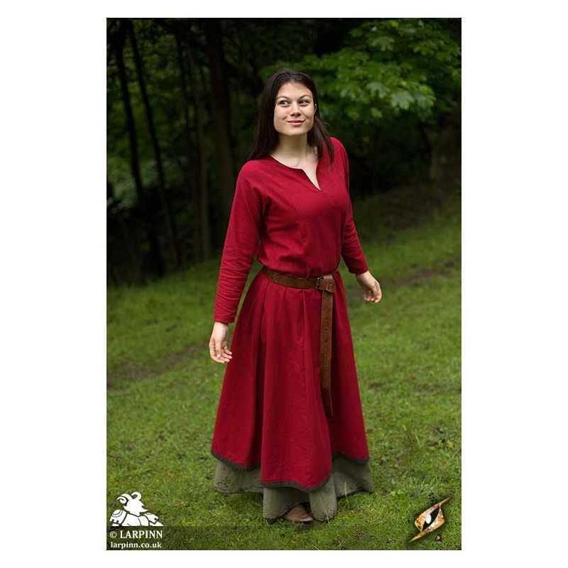 Basic Dress - Dark Red 5 Basic Dress - Dark Red - Image 3