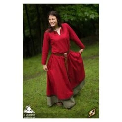 Basic Dress - Dark Red