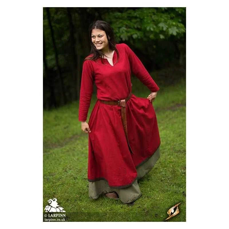 Basic Dress - Dark Red 3 Basic Dress - Dark Red