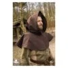 Basic Hood - Brown -Larp Inn basic hood brown