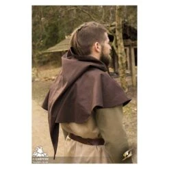 Basic Hood - Brown 10 Basic Hood - Brown -Larp Inn basic hood brown 2
