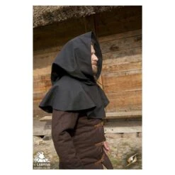 Basic Hood - Epic Black -Larp Inn basic hood epic black 2