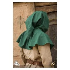 Basic Hood - Green -Larp Inn basic hood green 4