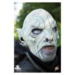 Beastial Orc Mask - White -Larp Inn beastial orc mask white 3