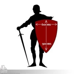 Black Knight Shield - 35IN X 24IN - LARP 7 Black Knight Shield - 35IN X 24IN - LARP -Larp Inn black knight shield 35in x 24in larp 2
