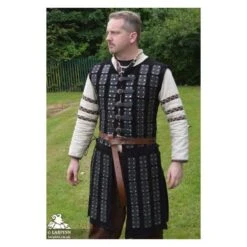 Boden Leather Plated Body Armour - Black