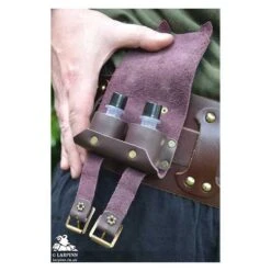 Borr Healers Double Potion Pouch - Brown