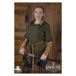 Briannan Ranger Tunic - Green 10 Briannan Ranger Tunic - Green -Larp Inn briannan ranger tunic green 3