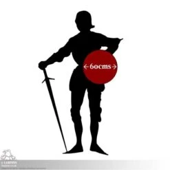 Buckler Shield - 15IN - LARP -Larp Inn buckler shield 15in larp 2