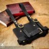 Caleb Book Harness - Black -Larp Inn caleb book harness black