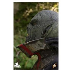 Carnal Orc Mask - Dark Green 8 Carnal Orc Mask - Dark Green -Larp Inn carnal orc mask dark green 2