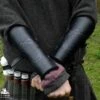 Celtic Thorn Bracers - Black
