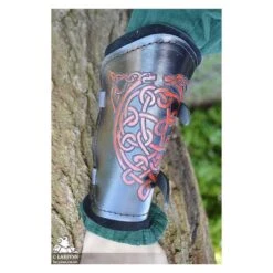 Celtic Weave Bracers - Black -Larp Inn celtic weave bracers black 2