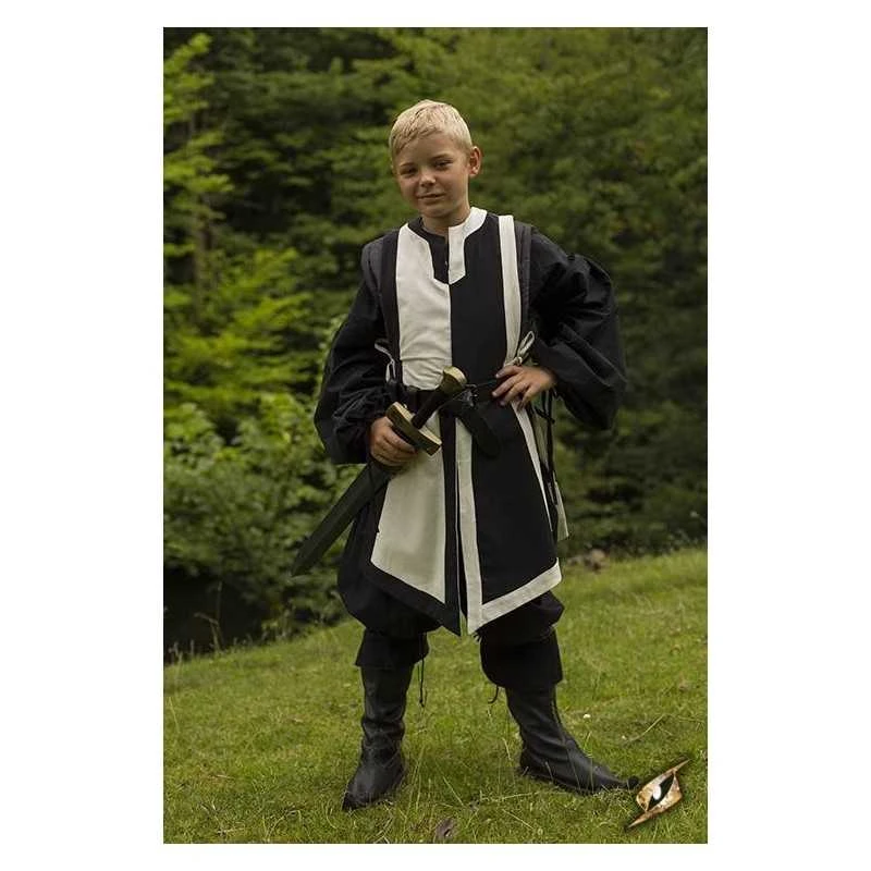 Children's War Tabard - Black & White 3 Children's War Tabard - Black & White