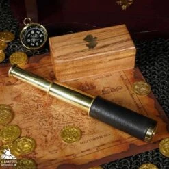 Collapsable Spyglass With Wooden Box 7 Collapsable Spyglass With Wooden Box -Larp Inn collapsable spyglass with wooden box 2