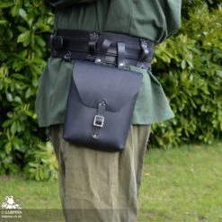 Corym A5 Leather Pouch - Black -Larp Inn corym a5 leather pouch black 2