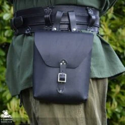 Corym A5 Leather Pouch - Black