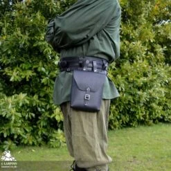 Corym A5 Leather Pouch - Black -Larp Inn corym a5 leather pouch black 3