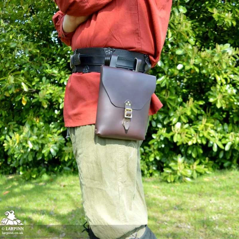 Corym A5 Leather Pouch - Brown 4 Corym A5 Leather Pouch - Brown - Image 2